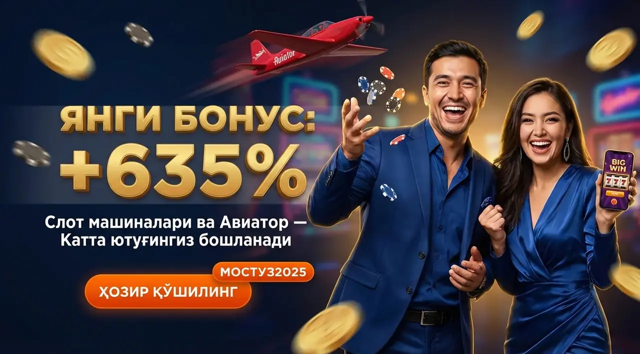 MOSTBET Қазино – Слот Машиналари ва Авиатор Ўйини