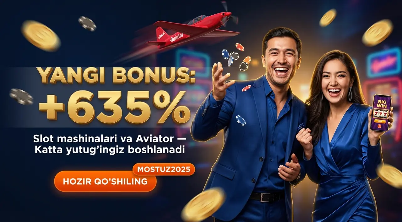 Mostbet Qazino – Slot Mashinalari va Aviator O'yini